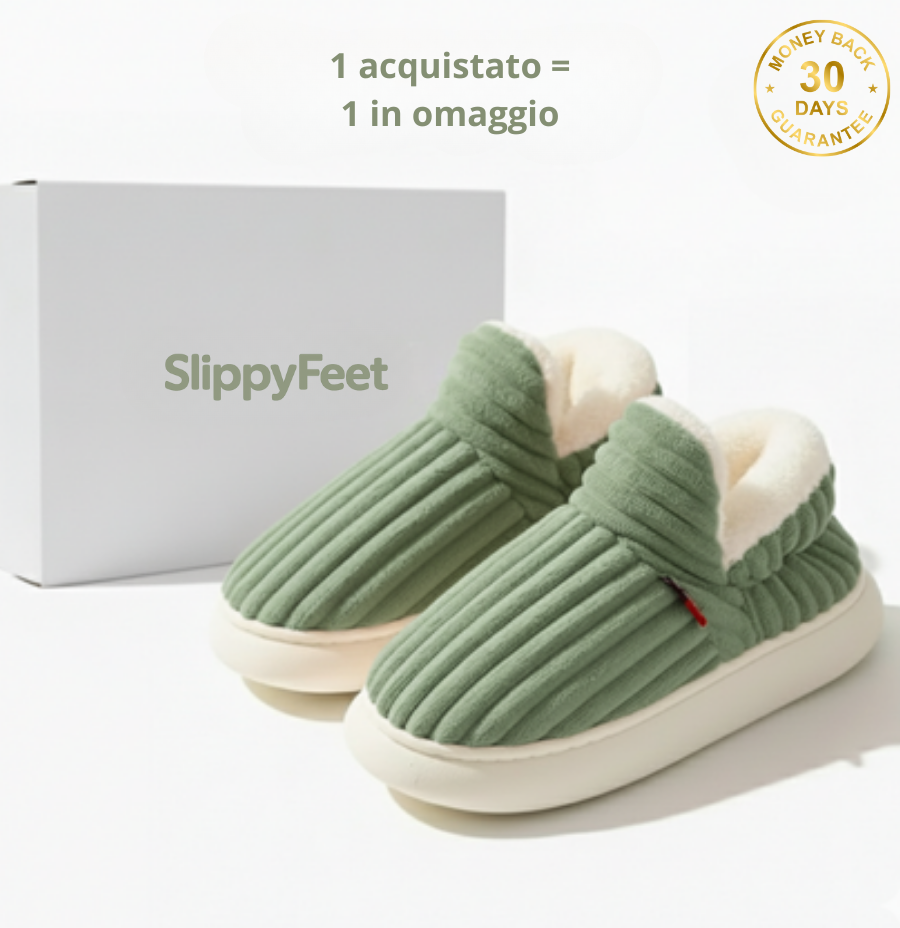SlippyFeet – Il comfort che coccola i tuoi piedi ogni giorno