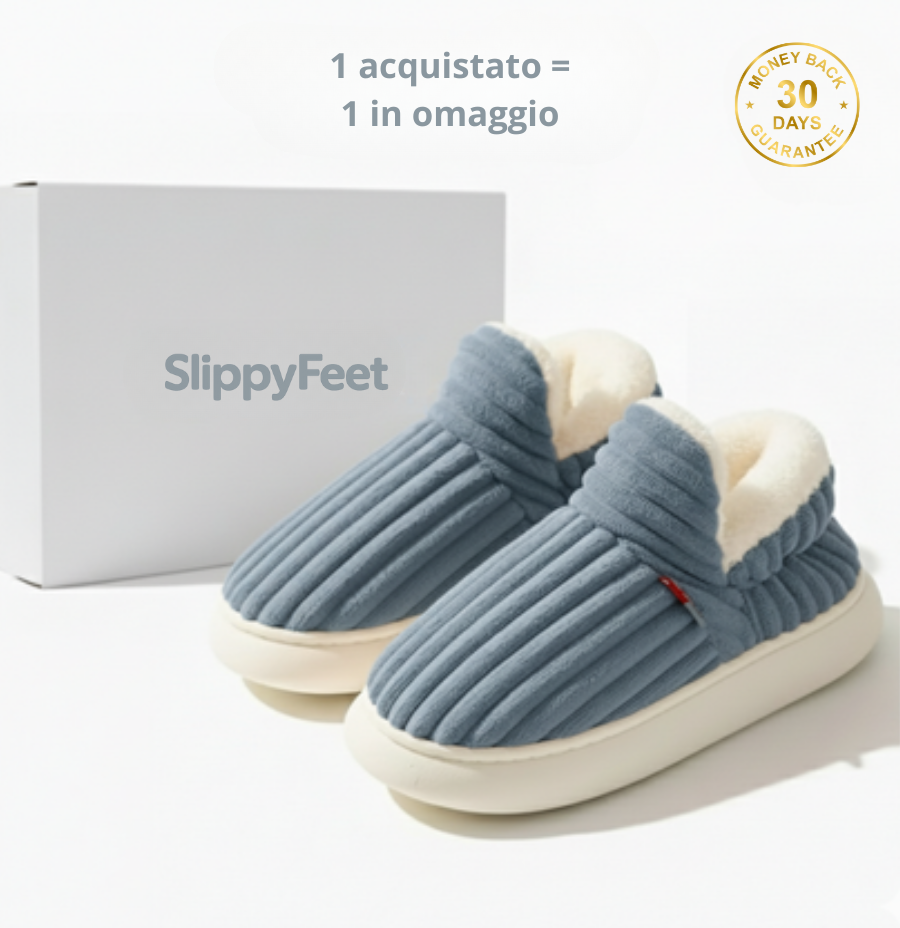 SlippyFeet – Il comfort che coccola i tuoi piedi ogni giorno