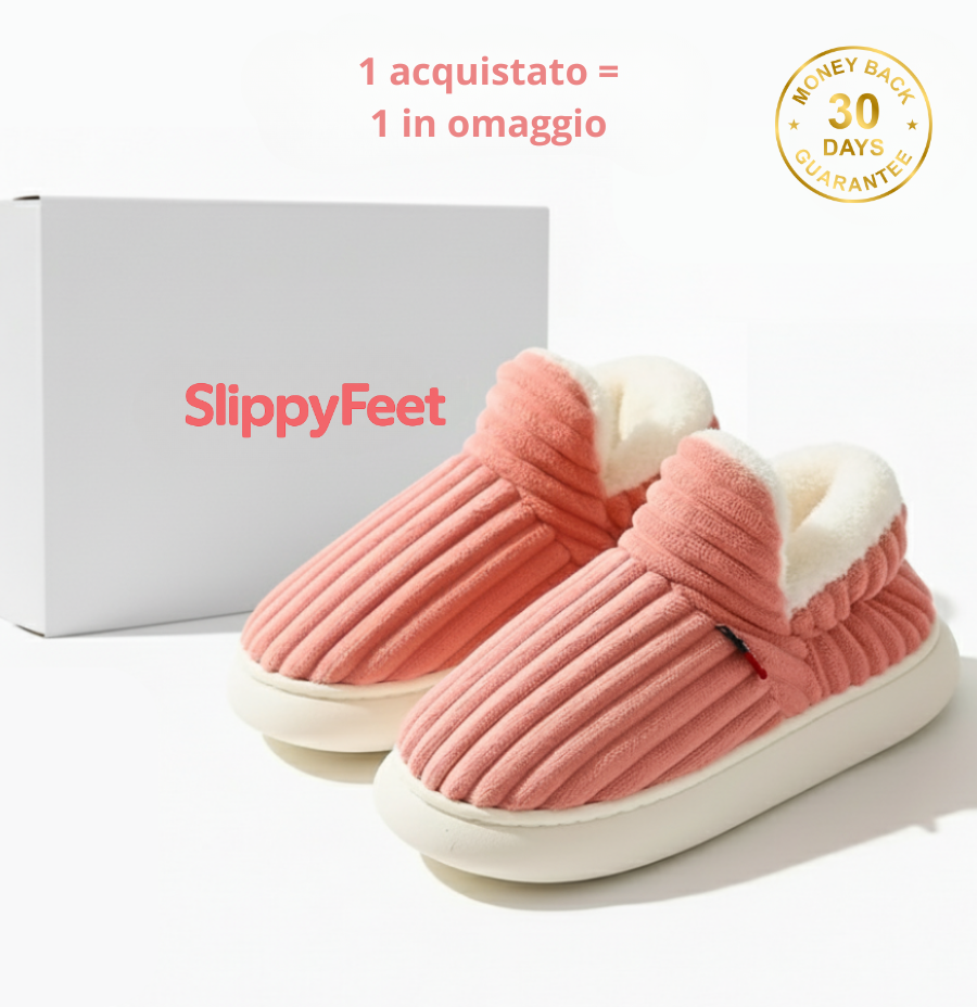 SlippyFeet – Il comfort che coccola i tuoi piedi ogni giorno