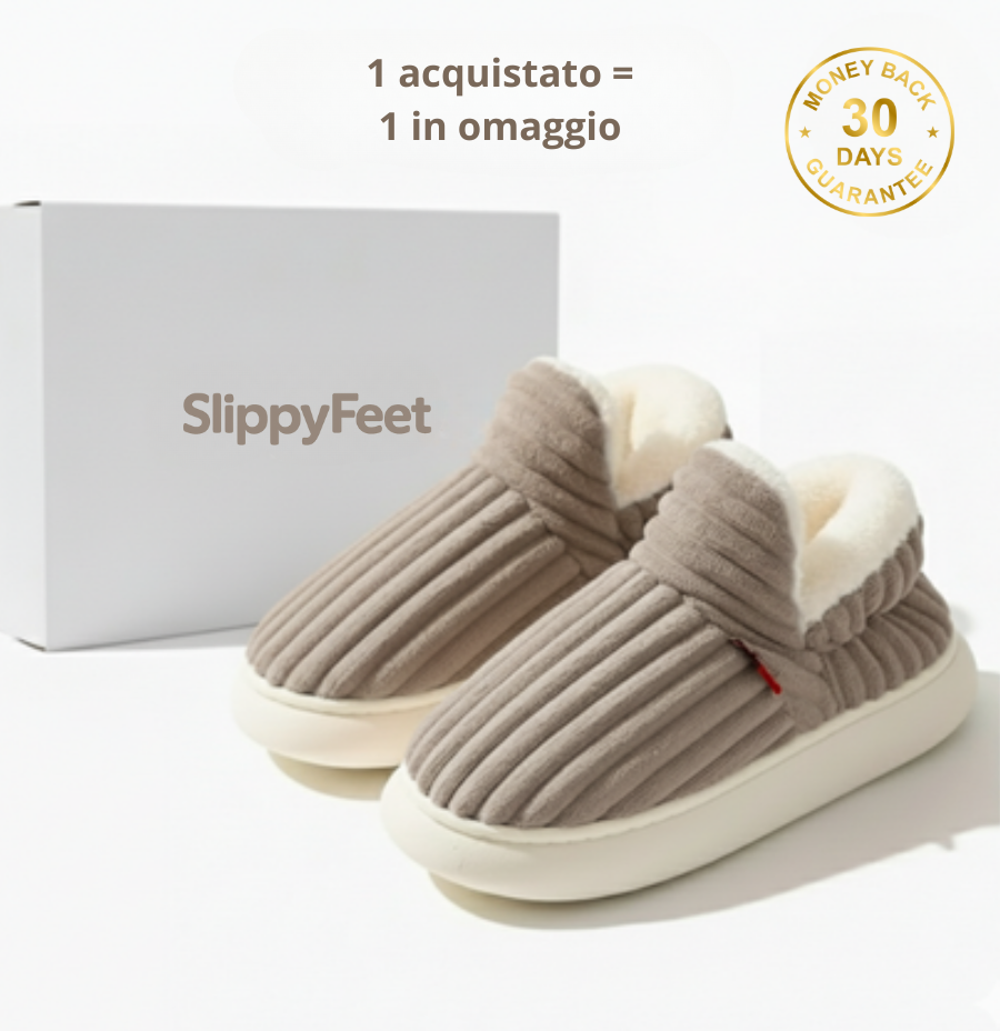 SlippyFeet – Il comfort che coccola i tuoi piedi ogni giorno
